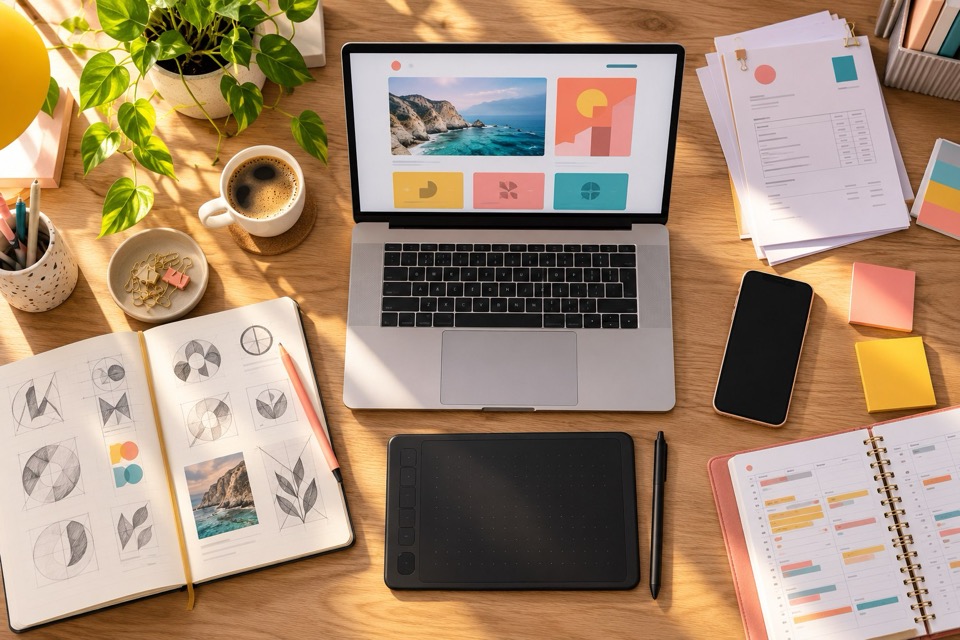 Entrepreneuriat numérique : un bureau, un ordinateur et vos compétences suffisent pour démarrer en freelance.